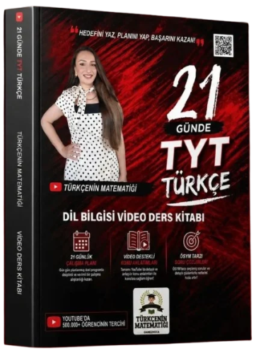 Türkçenin Matematiği TYT 21 Günde Türkçe Dil Bilgisi Video Ders Kitabı