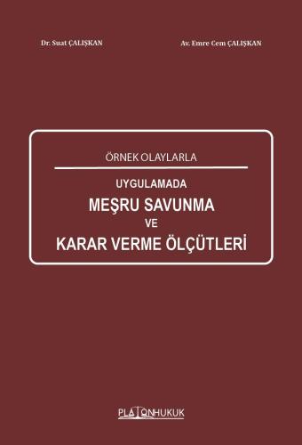 Hukuk Kitapları,Ceza Hukuku, - Platon Hukuk - Örnek Olaylarla Uygulama