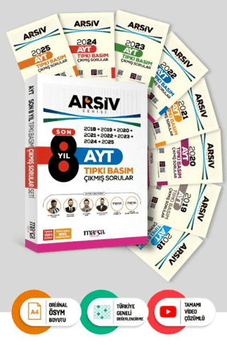 TYT - AYT Çıkmış Sorular, - Marka Yayınları - Marka Yayınları AYT Son 