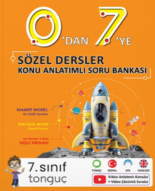 Tonguç Akademi 0'dan 7'ye Sözel Konu Anlatımlı Soru Bankası