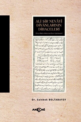 Ali Şir Nevayi Divanlarının Dibaceleri