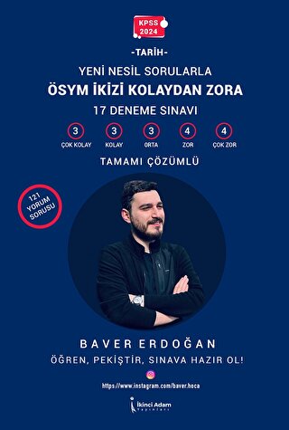 KPSS 2024 ÖSYM İkizi Kolaydan Zora Baver Erdoğan