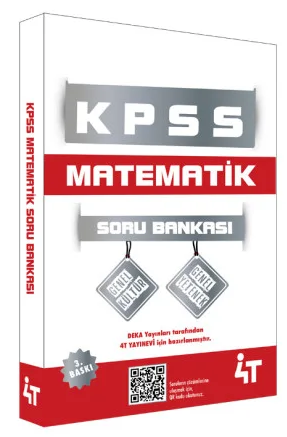 KPSS GY GK,Soru Bankası, - 4T Yayınları - 4T Yayınları KPSS Matematik 