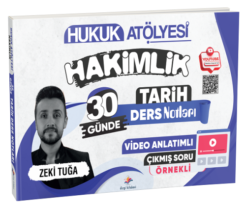 Dizgi Kitap Hukuk Atölyesi Hakimlik 30 Günde Tarih Video Ders Notları