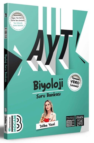 Benim Hocam Yayınları 2025 AYT Biyoloji Tamamı Video Çözümlü Soru Bankası