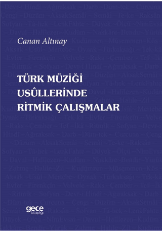 Sanat,Müzik, - Gece Kitaplığı - Türk Müziği Usullerinde Ritmik Çalışma