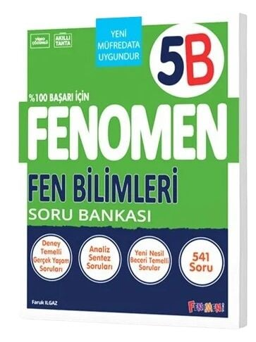 Fenomen Okul 5. Sınıf Fen Bilimleri Fenomen B Soru Bankası