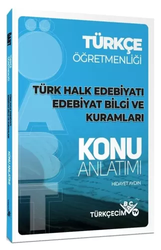 Türkçecim TV Yayınları ÖABT Türkçe Öğretmenliği Türk Halk Edebiyatı Ed