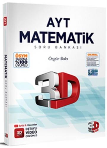 3D Yayınları 2023 AYT Matematik Soru Bankası Özgür Balcı