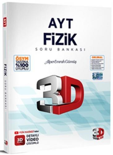3D Yayınları 2023 AYT Fizik Soru Bankası Alper Emrah Gümüş