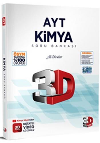 3D Yayınları 2023 AYT Kimya Soru Bankası Ali Dindar