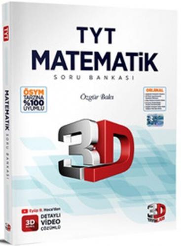 3D Yayınları 2023 TYT Matematik Soru Bankası Özgür Balcı
