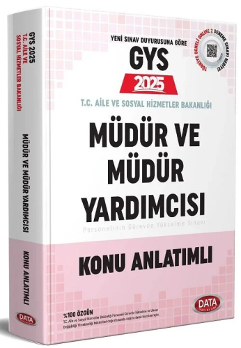 GYS Kitapları, - Data Yayınları - Data Yayınları 2025 T.C. Aile ve Sos
