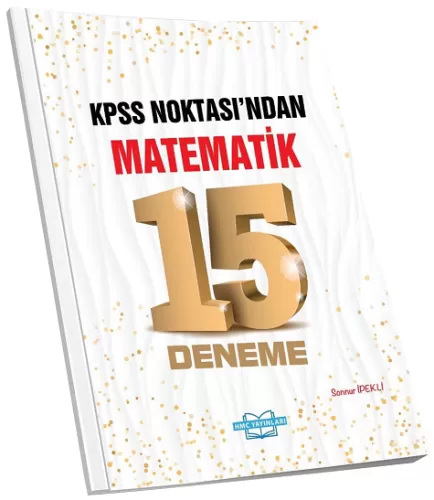 - HMC Yayınları - HMC Yayınları KPSS Noktasından Matematik 15 Deneme