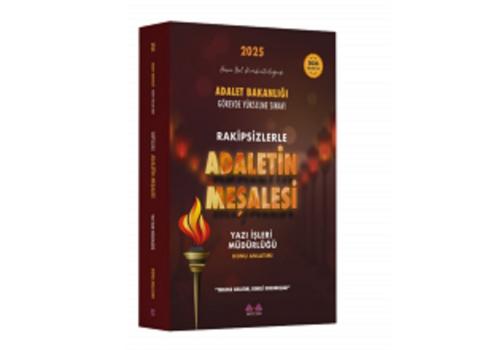 Rakipsiz Uzem 2025 GYS Adalet Bakanlığı Görevde Yükselme Rakipsizlerle Adaletin Meşalesi Yazı İşleri Müdürlüğü Konu Anlatımı