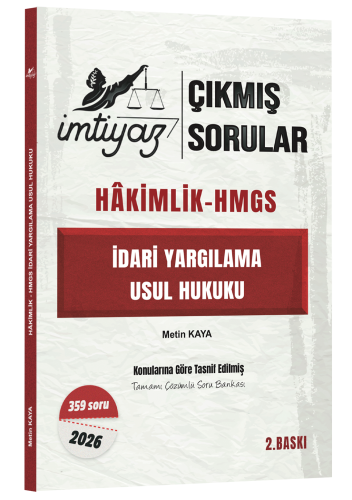 HMGS, Hakimlik Sınavları,HMGS Çıkmış Sorular, - İmtiyaz Yayıncılık - İ