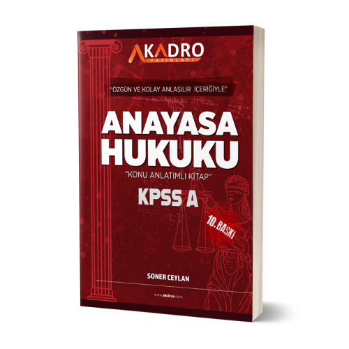 Hukuk Konu Anlatımı - A Kadro Yayınları 2026 KPSS A Grubu Anayasa Huku
