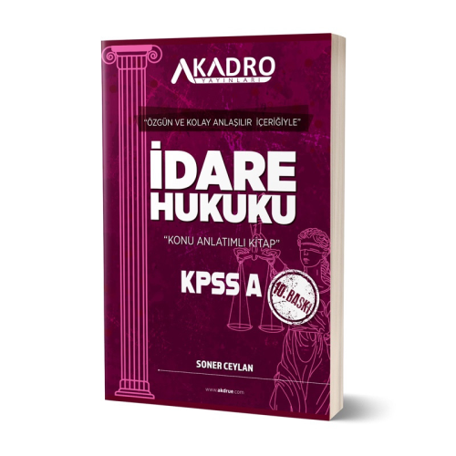 Hukuk Konu Anlatımı - A Kadro Yayınları 2026 KPSS A Grubu İdare Hukuku