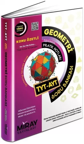Miray Yayınları TYT AYT Geometri Konu Özetli Soru Bankası Komisyon