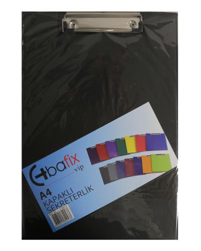 - Kırtasiye Malzemeleri - Bafix Kapaklı Sekreterlik ViP Siyah A4 BFX-1