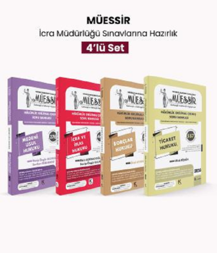 İcra Müdür ve Yardımcılığı Kitapları - MÜESSİR 2026 İcra Müdürlüğü Sın