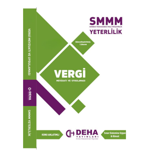 Deha Yayınları 2023 SMMM Yeterlilik Vergi Mevzuatı ve Uygulaması Konu Anlatımlı