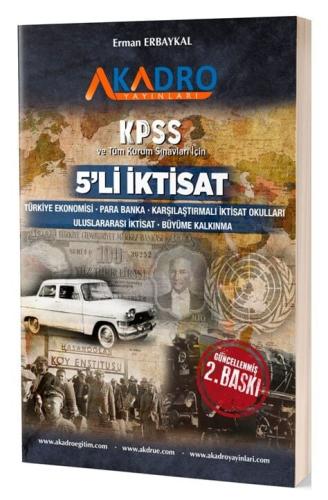 A Kadro Yayınları KPSS ve Tüm Sınavlar İçin 5 li İktisat