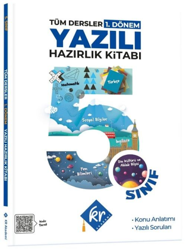 KR Akademi 5. Sınıf Tüm Dersler 1. Dönem Yazılı Hazırlık Kitabı