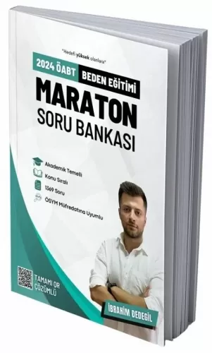 Maraton BESYO Yayınları 2024 ÖABT Beden Eğitimi Soru Bankası Çözümlü İ