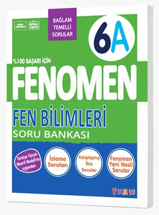Fenomen Okul Yayınları 6. Sınıf Fen Bilimleri A Fenomen Soru Bankası