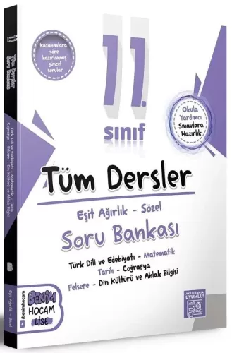 Benim Hocam Yayınları 2024 11. Sınıf Eşit Ağırlık Sözel Tüm Dersler Soru Bankası