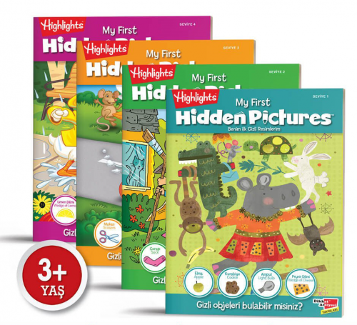 Highlights My First Hidden Pictures (Benim İlk Gizli Resimlerim) 4'lü 