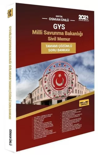 Makro Yayınları 2023 Milli Savunma Bakanlığı Görevde Yükselme Sınavı Tamamı Çözümlü Soru Bankası