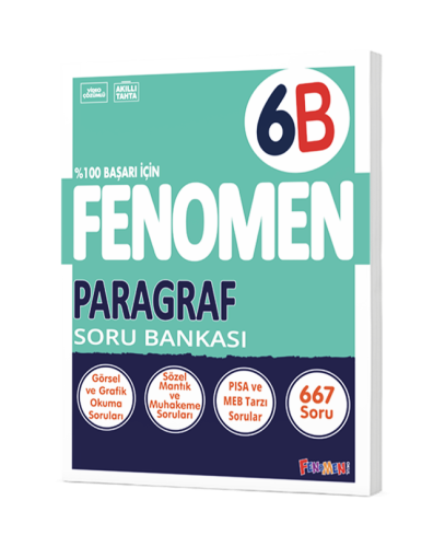 Fenomen Okul 6. Sınıf Fenomen Paragraf B Soru Bankası Komisyon