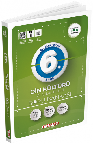Dinamo Yayınları 6. Sınıf Din Kültürü ve Ahlak Bilgisi Soru Bankası Dinamik Serisi