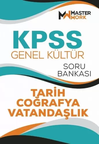 MasterWork Yayınları KPSS Tarih-Coğrafya-Vatandaşlık Soru Bankası Komi