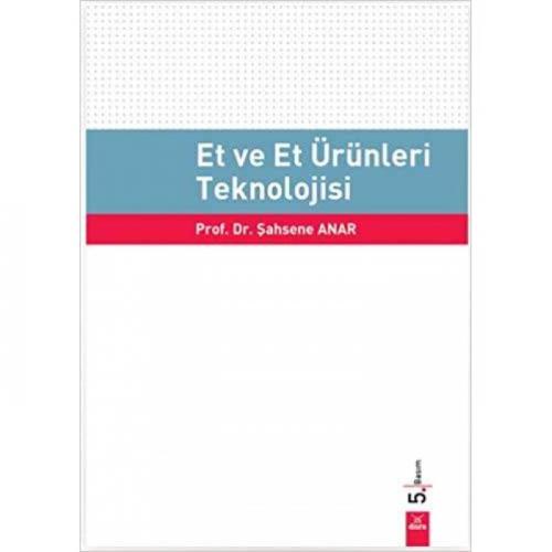 Et ve Et Ürünleri Teknolojisi