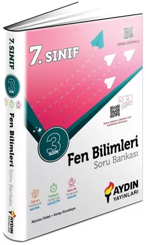 Aydın Yayınları 7. Sınıf Fen Bilimleri 3 Adım Soru Bankası Video Çözüm