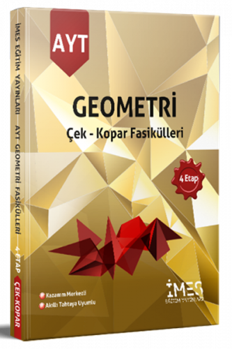 İmes Yayınları AYT Geometri Çek Kopar Fasikülleri Komisyon