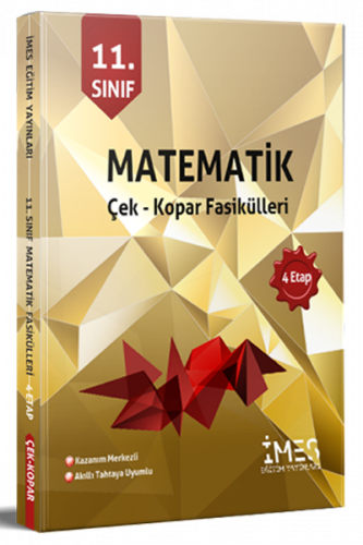 İmes Yayınları 11. Sınıf Matematik Çek Kopar Fasikülleri Komisyon