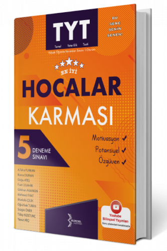 Bilinçsel Yayınları TYT Hocalar Karması 5 Deneme Sınavı Komisyon