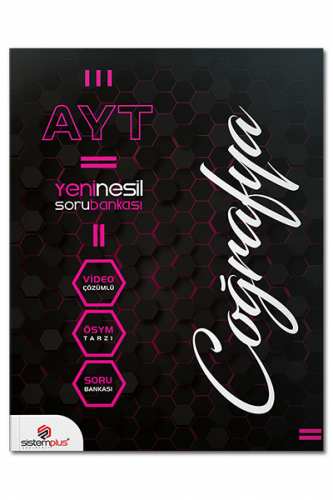 Sistemplus Yayınları AYT Coğrafya Konu Anlatımlı Video Çözümlü Soru Ba