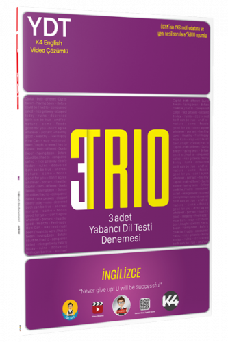 Tonguç Akademi YDT İngilizce 3 lü TRIO Denemeleri Komisyon