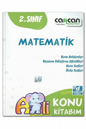 Cancan Yayınları 2. Sınıf Matematik Konu Kitabım Komisyon