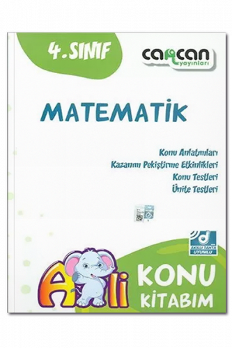 Cancan Yayınları 4. Sınıf Matematik Konu Kitabım Komisyon