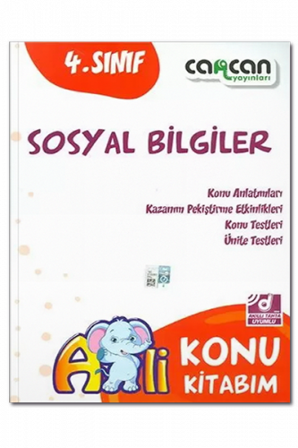 Cancan Yayınları 4. Sınıf Sosyal Bilgiler Konu Kitabım Komisyon