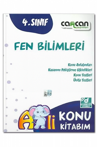 Cancan Yayınları 4. Sınıf Fen Bilimleri Konu Kitabım Komisyon