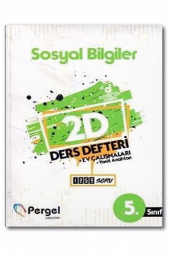 Pergel Yayınları 5. Sınıf Sosyal Bilgiler 2D Ders Defteri Ev Çalışmaları