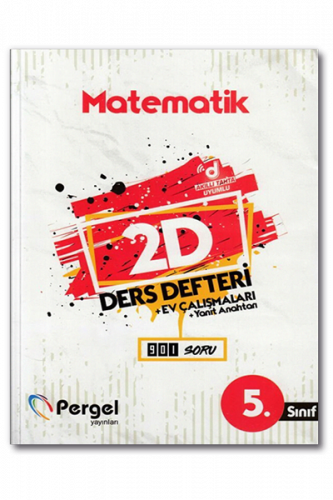 Pergel Yayınları 5. Sınıf Matematik 2D Ders Defteri Ev Çalışmaları