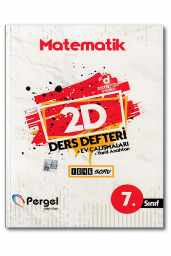 Pergel Yayınları 7. Sınıf Matematik 2D Ders Defteri Ev Çalışmaları